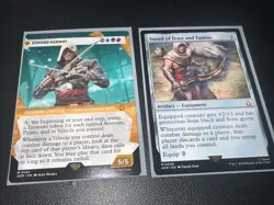 Edward Kenway & Sword of Feast and Famine Showcase Mythic MtG - Image 1