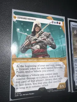 Edward Kenway & Sword of Feast and Famine Showcase Mythic MtG - Image 5
