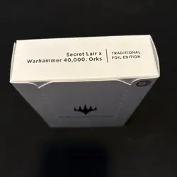 MTG Secret Lair x Warhammer 40,000: Orks Traditional FOIL Edition SEALED NEW - Image 1