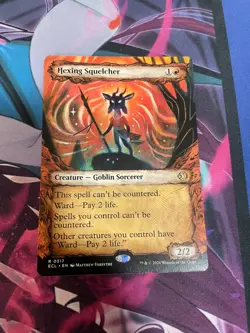MTG - HEXING SQUELCHER - RARE - SHOWCASE - NM - ECL - Image 1