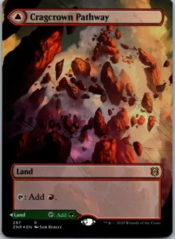 Cragcrown Pathway (Borderless) R Zendikar Rising 287 NM - Image 1