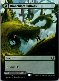 Branchloft Pathway (Borderless) R Zendikar Rising 284 NM FOIL - Image 1