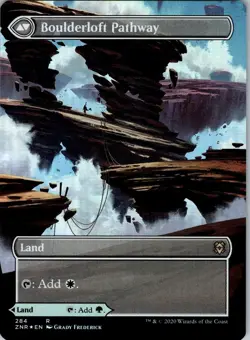 Branchloft Pathway (Borderless) R Zendikar Rising 284 NM FOIL - Image 2