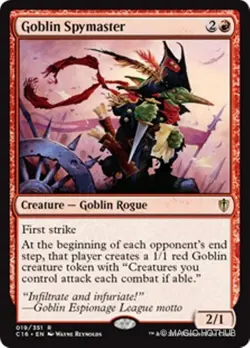 MTG - GOBLIN SPYMASTER - Commander 2016 (R) - Image 1