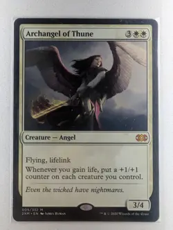 Archangel of Thune Double Masters Regular Magic the Gathering MTG - Image 1