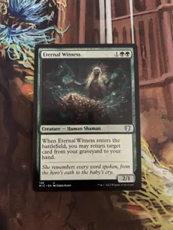 MTG Eternal Witness ** Midnight Hunt Commander ** English (NM) - Image 1