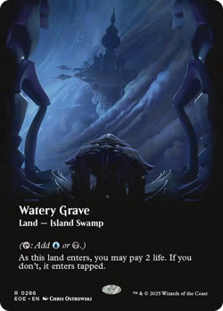 Watery Grave (Borderless) [Edge of Eternities] Foil Near Mint - Image 1