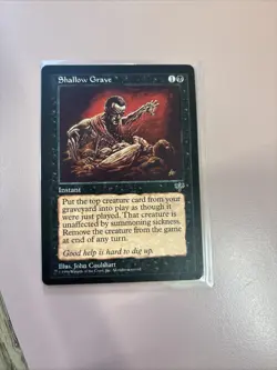 Shallow Grave NM Mirage Regular (Reserved List) MTG - Image 1