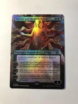 Wrenn and Realmbreaker (Borderless) March of the Machine Foil - Image 1