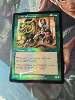 Beast Whisperer FOIL X1 MTG 30th Anniversary Promo Retro Border - Image 2