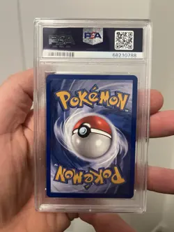 1999 Pokemon PSA 9 1st Edition Ditto Fossil Non Holo #18 - Image 2
