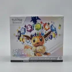 Pokemon Prismatic Evolutions ETB Brand New Sealed!NOTE: Slight tear on bottom - Image 1