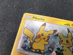 Pokemon Pikachu SM162 Swirl Cosmos Holo Sun & Moon Team Up Black Star Promo - Image 2