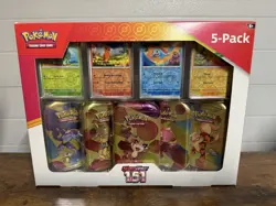Pokemon TCG Scarlet & Violet 151 Mini Tins Costco Bundle, 5 Pack - Sealed - Image 1