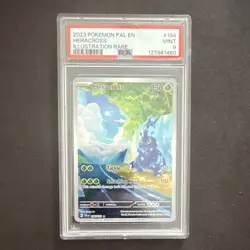 Pokemon TCG Heracross 194/193 Illustration Rare Holo SV02: Paldea Evolved Engli. - Image 1
