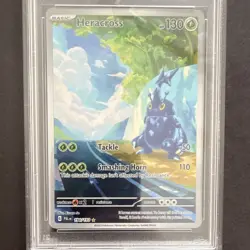 Pokemon TCG Heracross 194/193 Illustration Rare Holo SV02: Paldea Evolved Engli. - Image 3