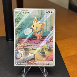 Lillipup 154/086 Sv: White Flare Pokemon TCG - Illustration Rare IR NM Holo - Image 1