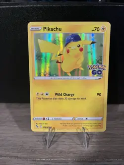 Pokemon TCG Pokemon GO 028/078 - PIKACHU Holo NM promo - Image 1