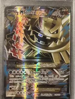 2016 POKEMON XY STEAM SIEGE #109 FULL ART/M STEELIX EX PSA 9⚙ - Image 4