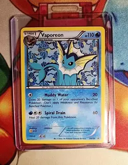 Pokemon TCG Vaporeon BW89 Black and White Promo Rare Holo - NM/LP - Image 1