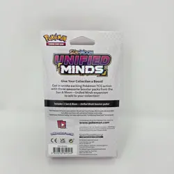 Pokemon TCG Sun & Moon Unified Minds Factory Sealed 3-Pack Hanger Box 820650809569 - Image 2