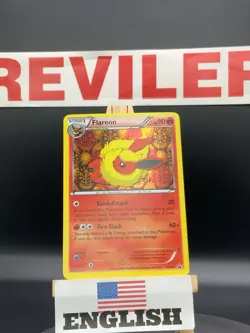Pokemon TCG Flareon BW Black Star Promos BW88 Holo Promo - HP - Image 1