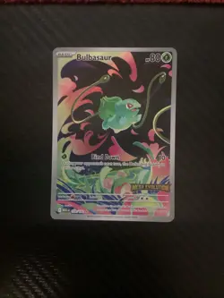 Bulbasaur 133/132 Mega Evolutions Illustration Rare Pokemon TCG English NM - Image 1