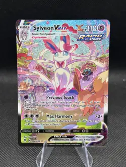 Pokemon TCG Sylveon VMAX 212/203 Alternate Art Secret Rare Evolving Skies NM - Image 1