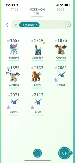 Pokemon Go (Stage 38 ) Shiny Legendary Giratina ( 8 Legendarys ) - Image 3