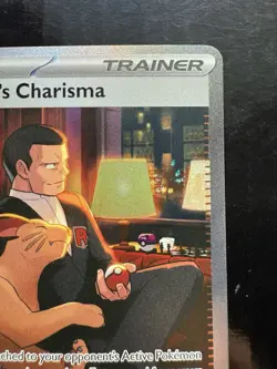 Pokemon Giovanni's Charisma 151 204/165 Special Illustration Rare Holo (NM) - Image 3