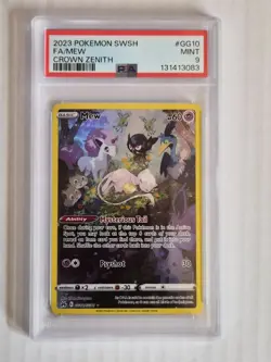 2023 POKEMON SWSH FA/MEW CROWN ZENITH GG10 Psa 9 - Image 1