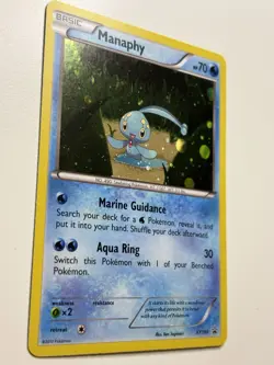Pokemon TCG Manaphy - XY190 XY Black Star Promo NM - Image 2