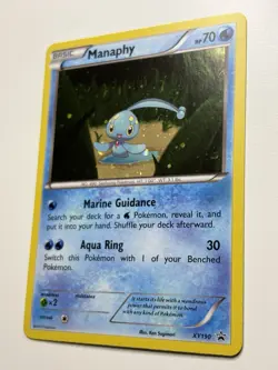 Pokemon TCG Manaphy - XY190 XY Black Star Promo NM - Image 3