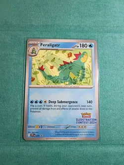 Pokemon Illustration Contest 2024 Feraligatr And Toxtricity EX NM - Image 3