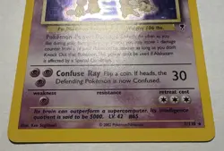 Pokemon Alakazam 1/110 Holo Legendary Collection 2002 Light Play - Image 2