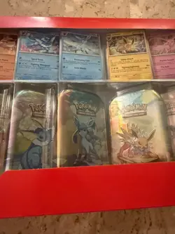 Pokemon TCG Prismatic Evolutions Costco 8-Mini Tins (16 Packs Total) NEW Sealed - Image 3