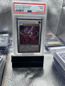 2023 Yu-Gi-Oh! Bystial Dispater CYAC-EN041 1st Edition PSA 9 - Image 2