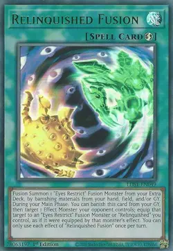 Relinquished Fusion (Green) - LDS1-EN049 - Ultra Rare - 1st Edition NM Yugioh Le - Image 1