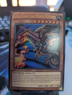 YuGiOh! Lord Gaia The Fierce Knight MVP1-EN050 Ultra Rare 1st Ed - Image 1