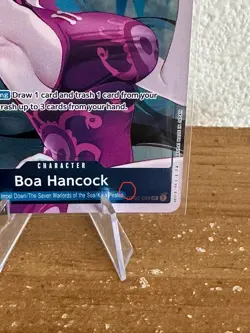 One Piece Boa Hancock OP02-059 Paramount War Box Topper NM English - Image 2