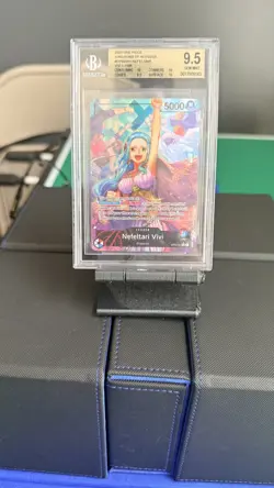 2023 PSA 10 One Piece Nefeltari Vivi OP04-001 Alt Art Leader Kingdoms - Image 1