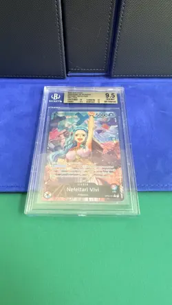 2023 PSA 10 One Piece Nefeltari Vivi OP04-001 Alt Art Leader Kingdoms - Image 3