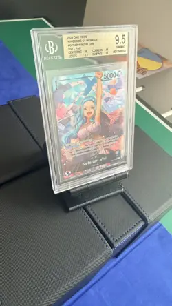 2023 PSA 10 One Piece Nefeltari Vivi OP04-001 Alt Art Leader Kingdoms - Image 4
