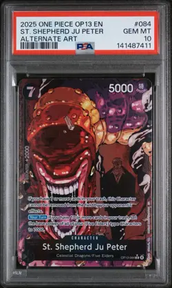 2025 ONE PIECE ENG CARRYING ON HIS WILL ALT ART ST. SHEPHERD JU PETER PSA 10 - Image 1