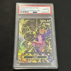2025 ONE PIECE OP13-CARRYING ON HIS WILL SPECIAL ALTERNATE ART LILITH PSA 10 - Image 1