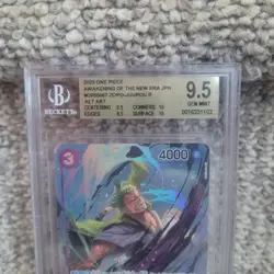 Zoro-Juurou Alternate Art #OP05-067 BGS 9.5 - One Piece Awakening Of The New Era - Image 2