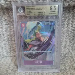 Zoro-Juurou Alternate Art #OP05-067 BGS 9.5 - One Piece Awakening Of The New Era - Image 3