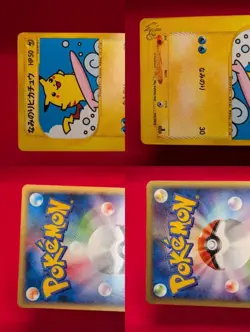 Surfing Pikachu Pokemon Card Japanese 025/048 Web Series 2001 Rare - Image 3