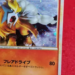 Swirl×3 Entei Suicune Raikou Holo 059/L-P 060 061 LEGEND Promo Pokemon Card 2010 - Image 3