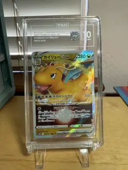 Pokemon Go Dragonite VSTAR Holo Card 050/071 Japanese TAG 10 Gem Mint - Image 1